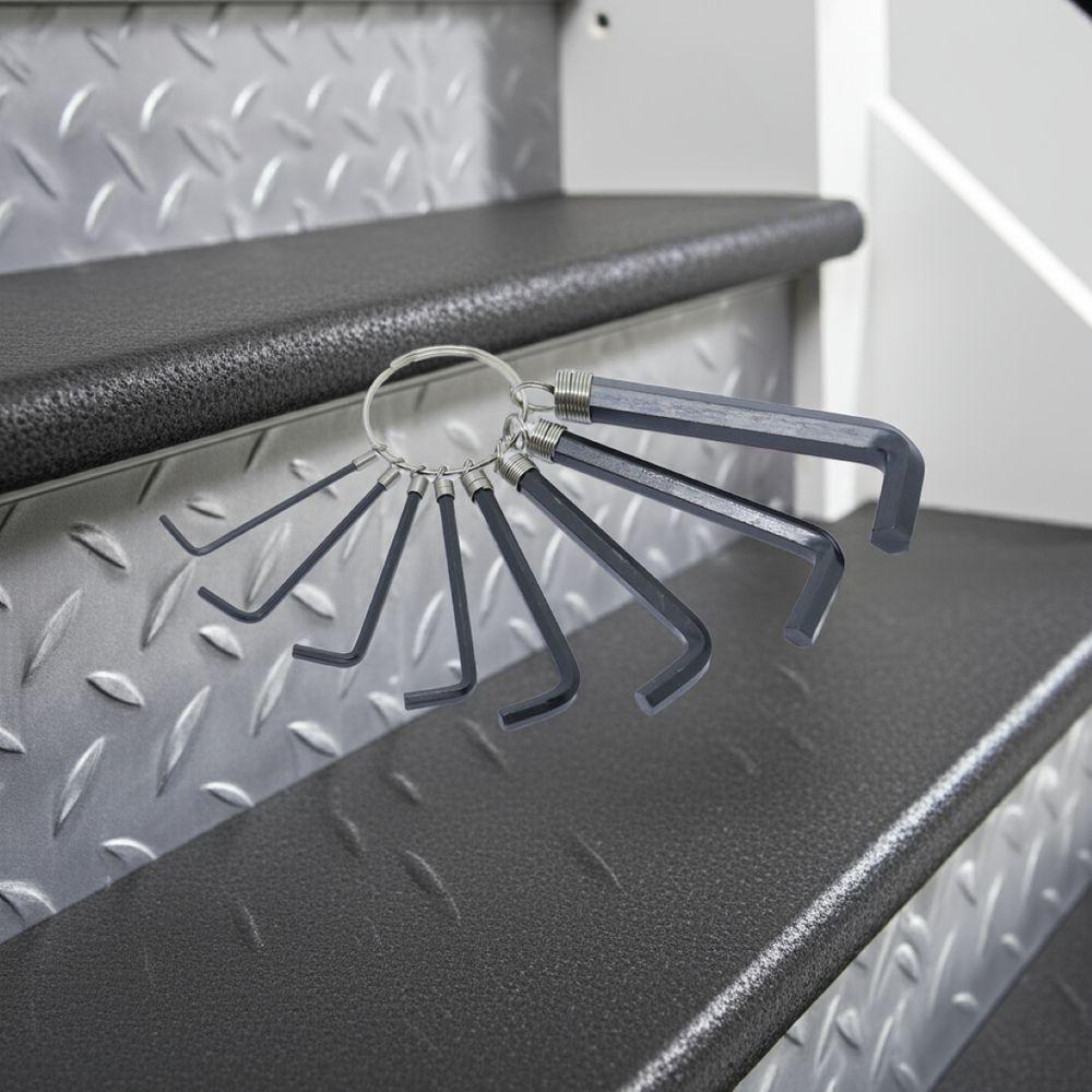 Jogo Chave Allen 1,5 Mm - 8,0 Mm Chaveiro 8 Peças Tradestar - 5