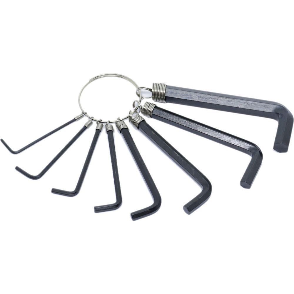 Jogo Chave Allen 1,5 Mm - 8,0 Mm Chaveiro 8 Peças Tradestar - 9