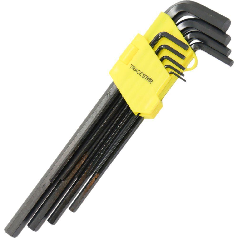 Jogo Chave Allen 1,5-10 Mm Longo 9 Peças Cr-v Tradestar - 3