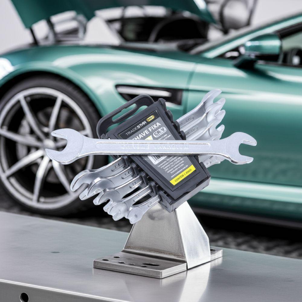 Jogo Chave Fixa 6-17 Mm 6 Peças Cr-v Tradestar - 10