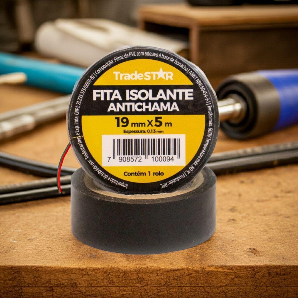 Fita Isolante 19 Mm X 5 Metros Tradestar - 5