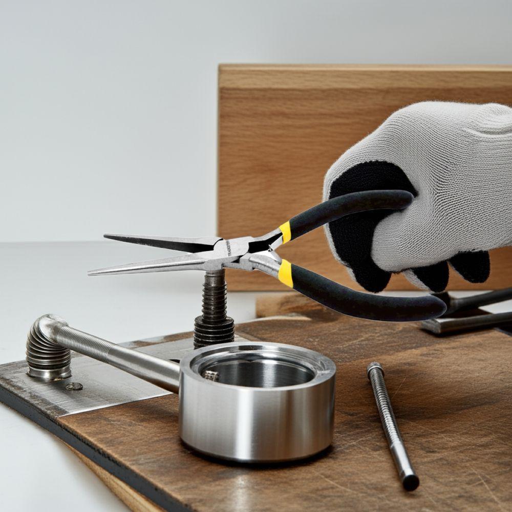 Alicate Bico Meia Cana 5.1-2'' Aço Carbono Longo Tradestar - 2