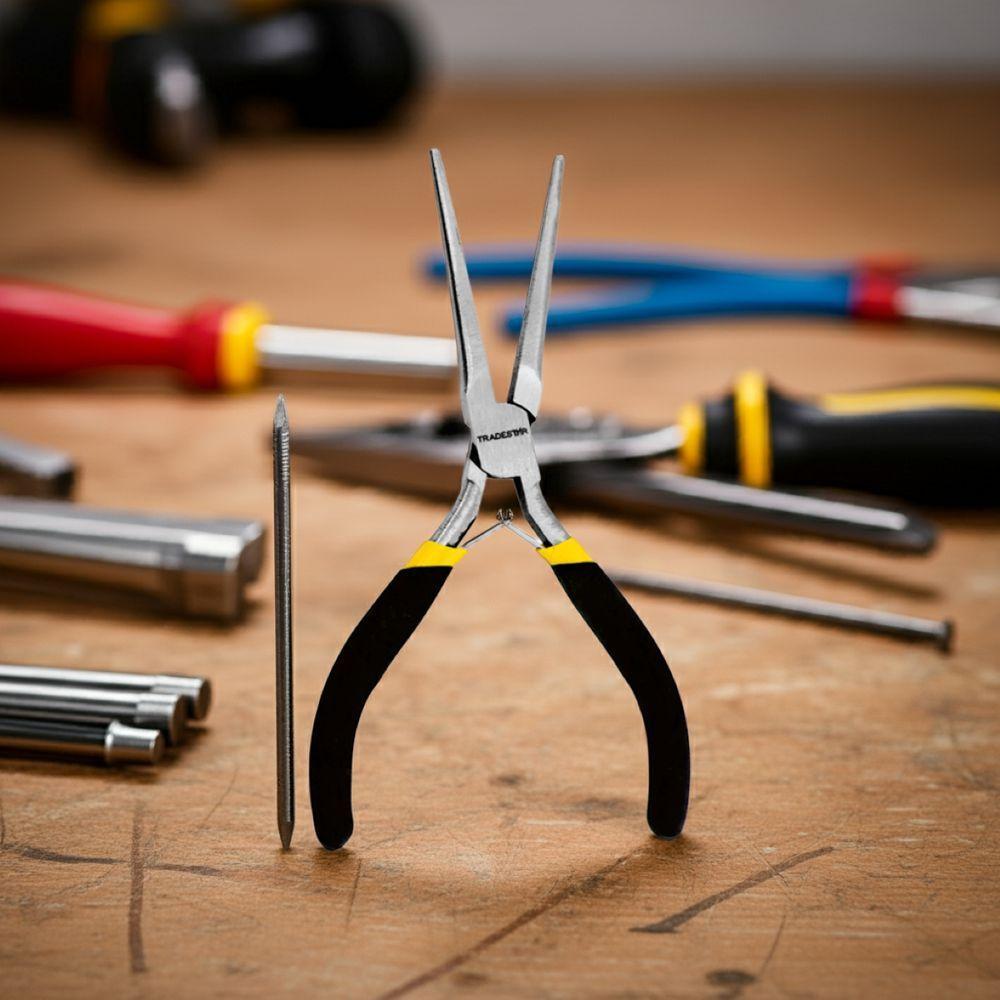 Alicate Bico Meia Cana 5.1-2'' Aço Carbono Longo Tradestar - 4