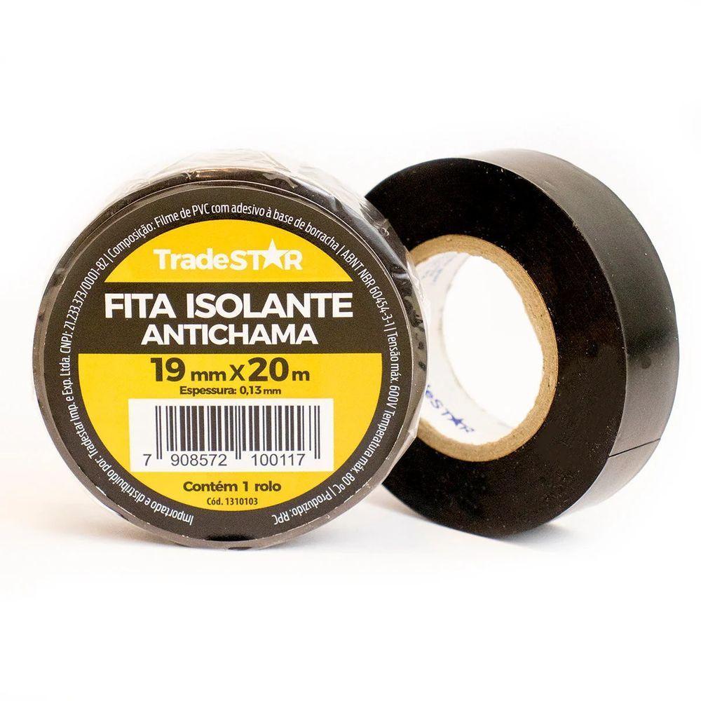 Fita Isolante 19 Mm X 20 Metros Tradestar - 3