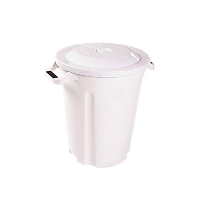 Lixeira Com Tampa 35l Plasvale Branco