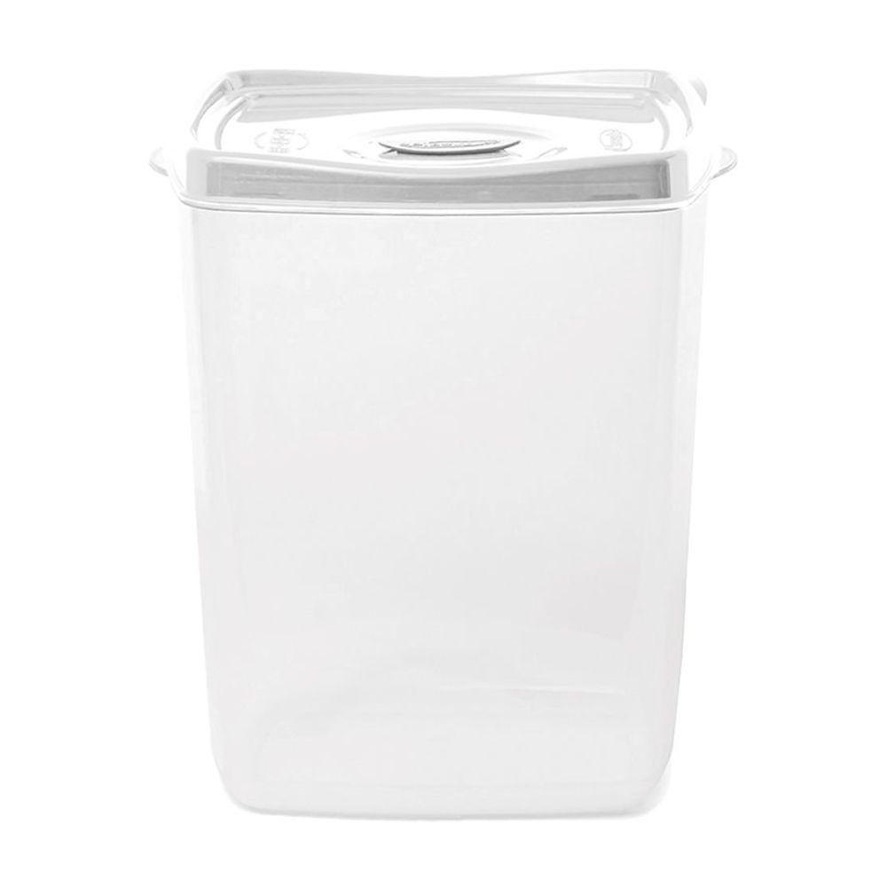 Pote Porta Mantimentos 8l Plasvale Cinza - 1