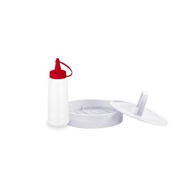 Kit Hambúrguer Plasvale Vermelho