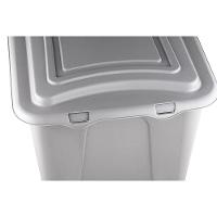 Kit 5 Caixas Plásticas Organizadoras 50l Eco Cinza - 3