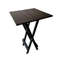 Kit Bistrô 4 Banquetas Dobrável De Madeira Para Area Gourmet Preto - 3