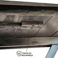 Kit Mesa Com 4 Cadeiras Dobráveis Em Eucalipto Natural Preto - 6