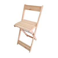 Conjunto 4 Banquetas Dobráveis Para Bistro E Balcão Em Madeira Natural - 6