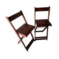 Conjunto 2 Banquetas Dobráveis Bistro E Balcão Em Madeira Imbuia - 3