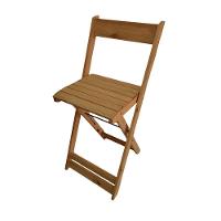 Banqueta Eucalipto Dobrável Ideal Para Bistrô Ou Bar Mel - 1
