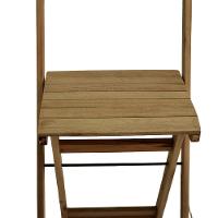 Banqueta Eucalipto Dobrável Ideal Para Bistrô Ou Bar Mel - 7