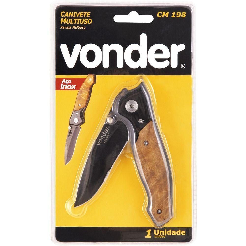 Canivete Multiuso 198mm Inox Cm198 - Vonder - 5