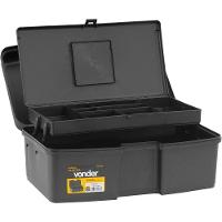 Caixa Plástica Para Ferram Baú 350x230x155mm Com Bandeja Vd1002 - 1
