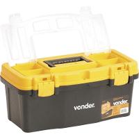 Caixa Plástica Para Ferramentas Baú 405x200x180mm Com Bandej - 5