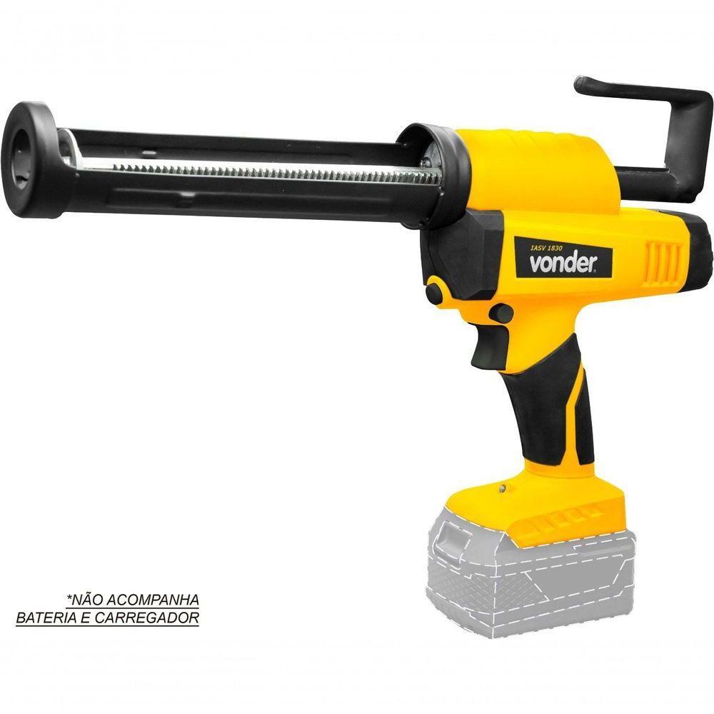 Aplicador Silicone Intercambiável 18V S- Bat S Carreg Vonder - 6