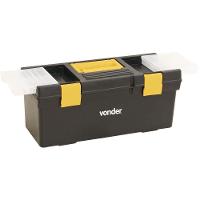 Caixa Plástica Para Ferramentas Baú 455x190x200mm Com Bandej - 2