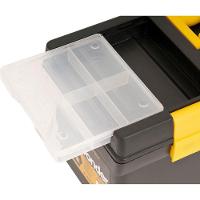 Caixa Plástica Para Ferramentas Baú 455x190x200mm Com Bandej