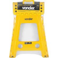 Banqueta Plástica Dobrável Amarela Altura 450 Mm Vonder - 1