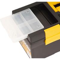 Caixa Plástica Para Ferramentas Baú 400x155x160mm Com Bandej