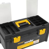 Caixa Plástica Para Ferramentas Baú 510x240x233mm Com Bandej - 3