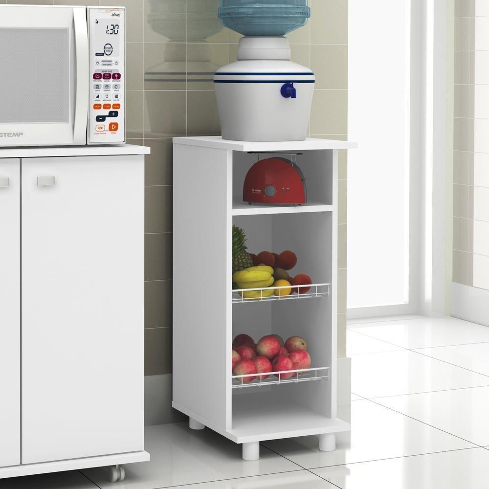 Balcão Fruteira Multiuso Multimóveis Cr20001 Branco - 1