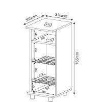 Balcão Fruteira Multiuso Multimóveis Cr20001 Branco - 3