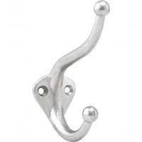 Cabide Duplo Grande Metálico Niquelado Vonder - 1