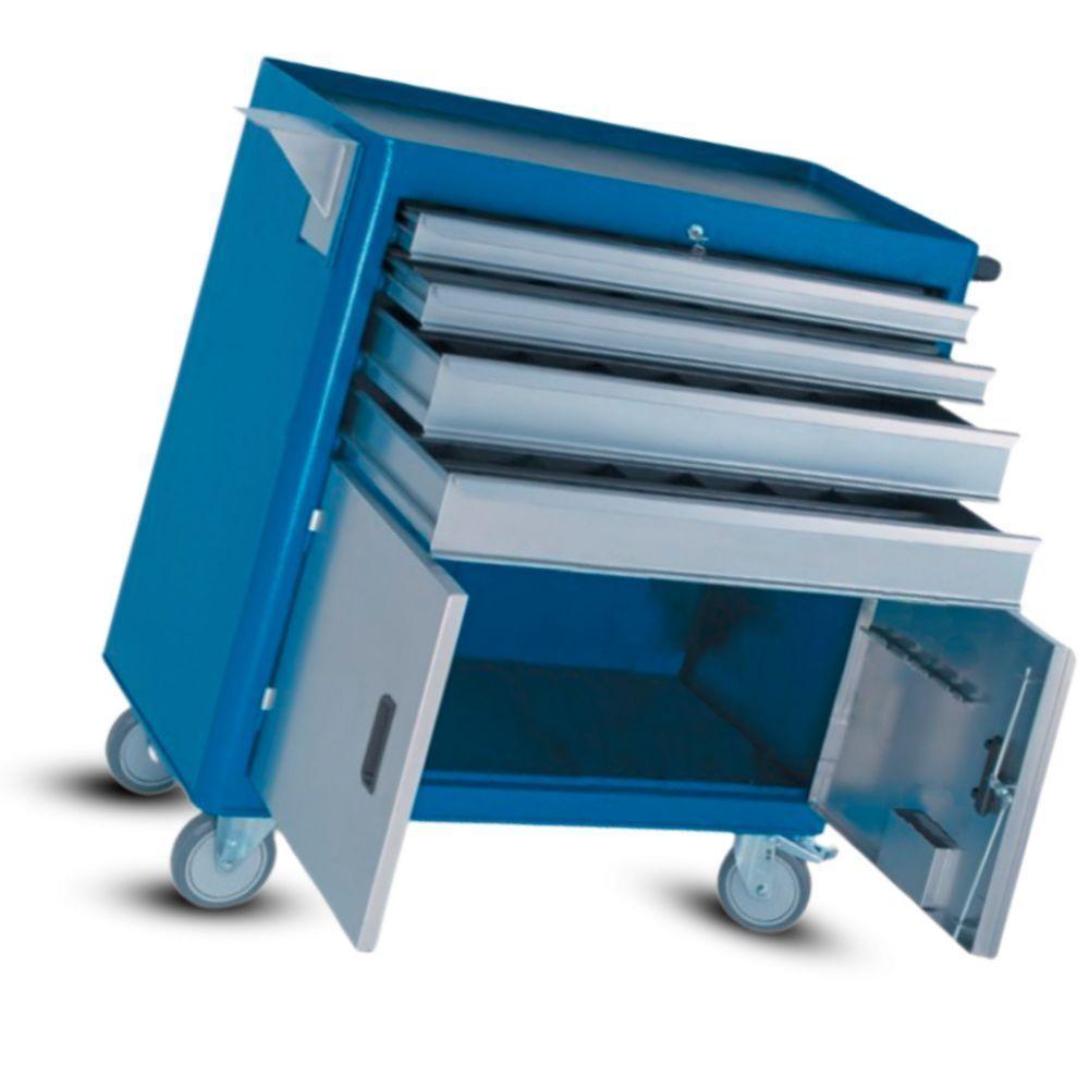 Carro Para Ferramentas Com 4 Gavetas E 2 Portas 156b Cmb - 2
