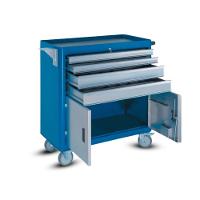 Carro Para Ferramentas Com 4 Gavetas E 2 Portas 156b Cmb - 3