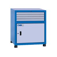 Gaveteiro Modular Grande Com 1 Porta E 4 Gavetas Gav813 Cmb - 3