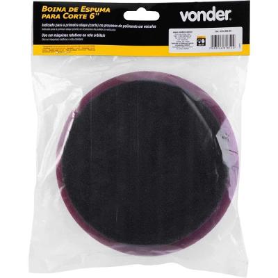 Boina Espuma De Corte 6'' Fixa Fácil Vonder
