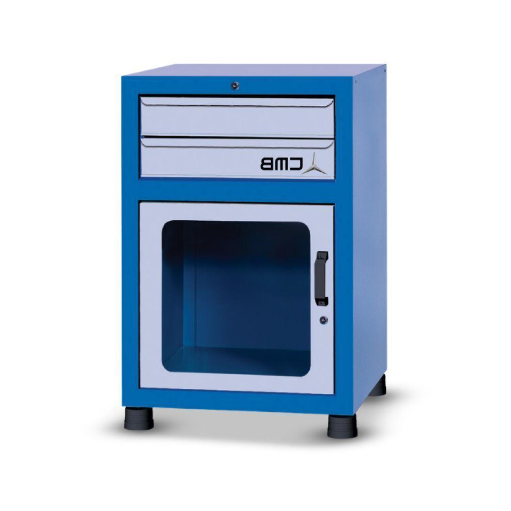 Gaveteiro Modular Pequeno Com 1 Porta Visor De Acrilico E 2 Gavetas Gav616a Cmb - 2