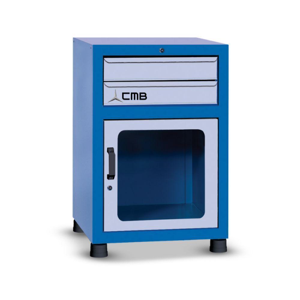 Gaveteiro Modular Pequeno Com 1 Porta Visor De Acrilico E 2 Gavetas Gav616a Cmb - 3
