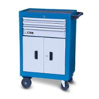 Carro Para Ferramentas Com 1 Bandeja 3 Gavetas E 2 Portas Cmb614 Cmb - 3