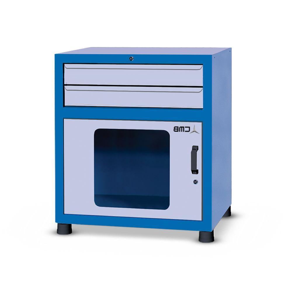 Gaveteiro Modular Grande Com 1 Porta Visor De Acrilico E 2 Gavetas Gav816a Cmb - 2