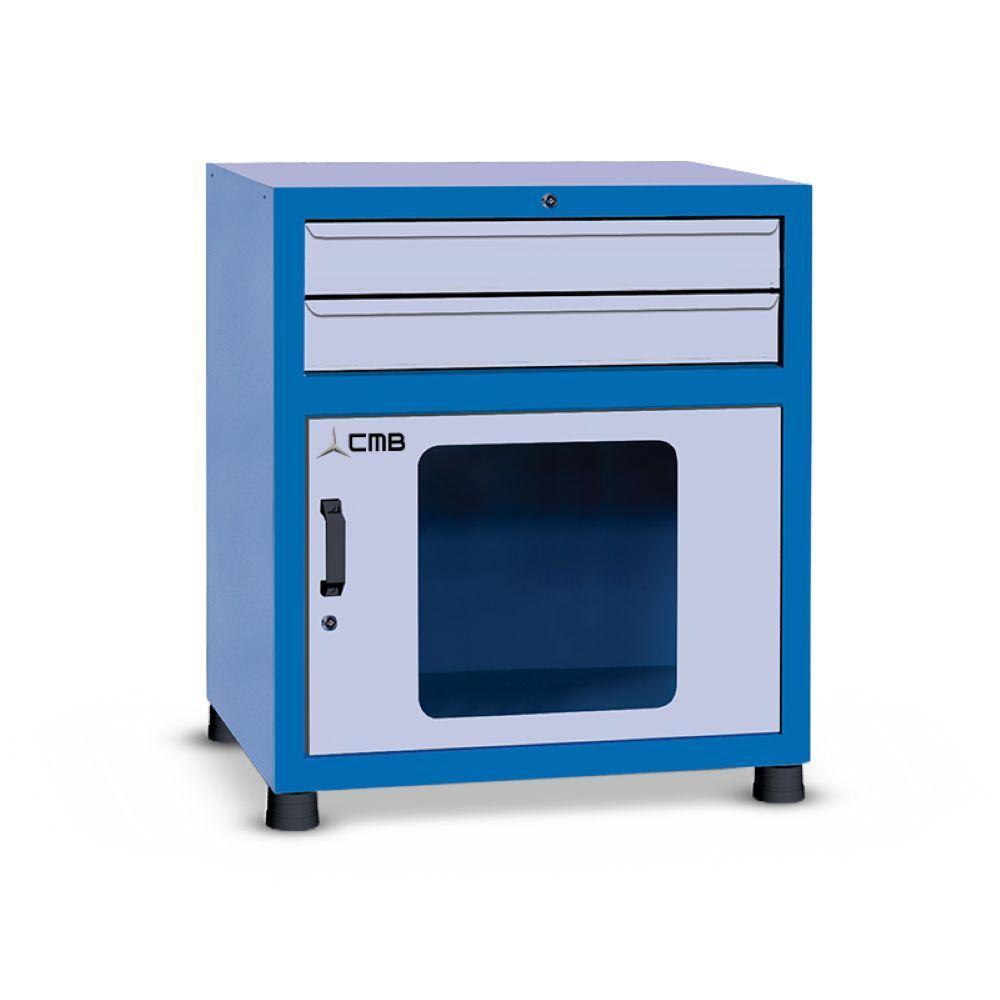 Gaveteiro Modular Grande Com 1 Porta Visor De Acrilico E 2 Gavetas Gav816a Cmb - 3