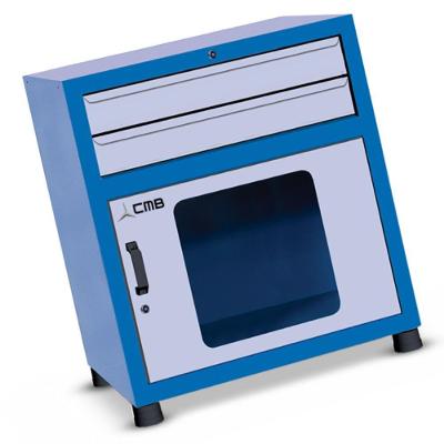 Gaveteiro Modular Grande Com 1 Porta Visor De Acrilico E 2 Gavetas Gav816a Cmb