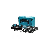 Kit Carregador Dc18rd Com 4 Baterias Bl1860b Makita 110V - 1