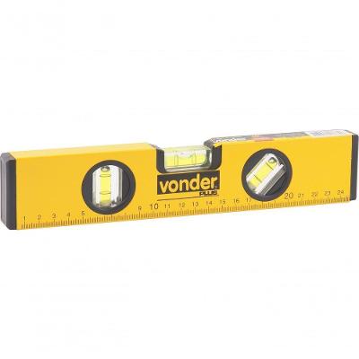 Nível Alumínio 10 3 Bolhas Base Magnética - Vonder Plus