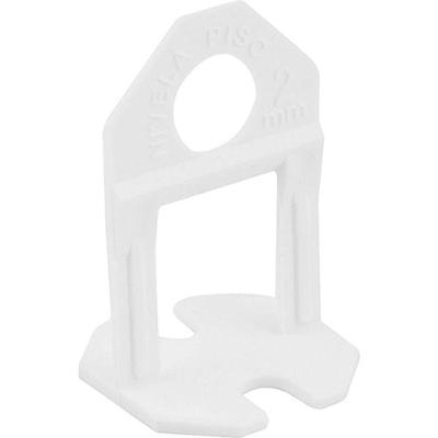 Nivelador Piso Branco 2,00mm Com 100 Peças Vonder