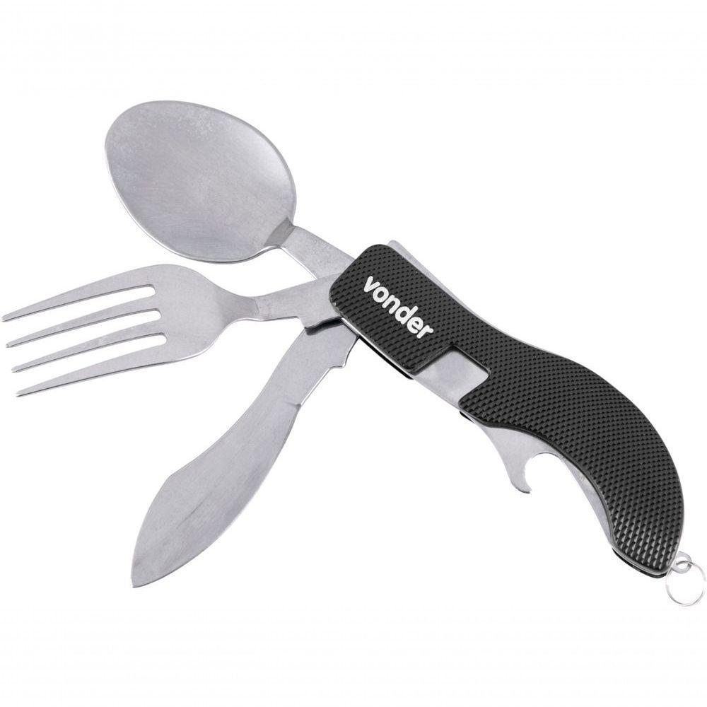 Canivete Multiuso Talheres 4em1 Vonder - 4