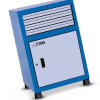 Gaveteiro Modular Pequeno Com 1 Porta E 4 Gavetas Gav613 Cmb - 1