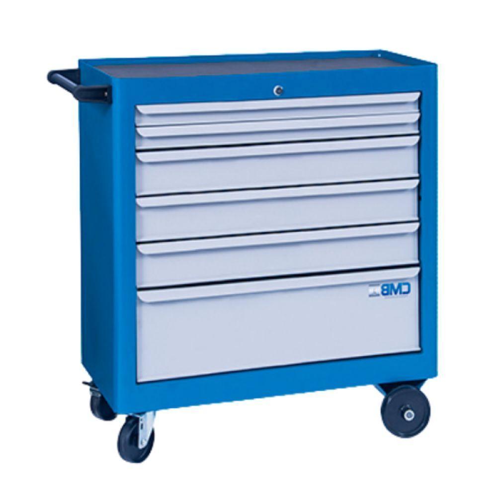 Carro Para Ferramentas Com 1 Bandeja E 6 Gavetas Cmb862 Cmb - 2