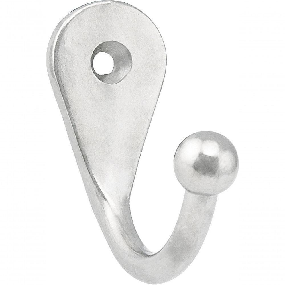 Cabide Simples Grande Metálico Niquelado - Nove54 - 1