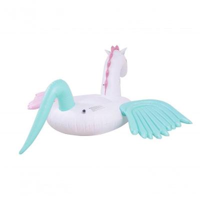 Bóia Inflavel Gigante Unicornio Com Asas Uso Adulto Bel Lazer