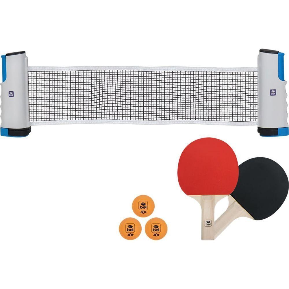 Mini Mesa De Ping Pong Portátil Com Kit Rede Bel - 8