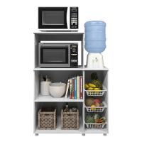 Armário Para Forno E Microondas Multimóveis 2 Portas Branco - 5